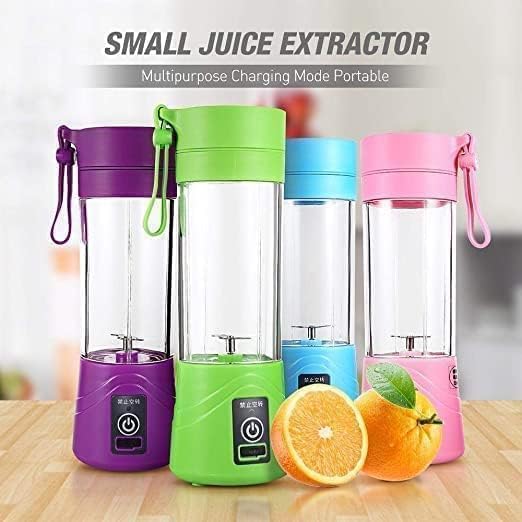 Portable 6-Blade Juicer Blender with built-in Jar, Juice Mixer Bottle