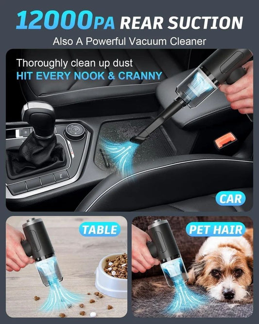 3 In 1 Car Vacuum Cleaner, 120 Watts