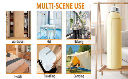 White color Portable and Foldable Electric Cloth Dryer Suitable